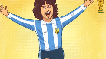Tượng đài World Cup P.11: Mario Kempes, người hùng 'tịt ngòi' suốt vòng bảng