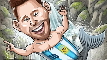 Argentina và Messi là những chú cá hồi cừ khôi