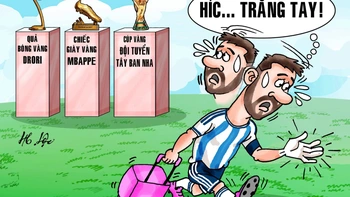 Messi trắng tay trong 'combo hụt hẫng'