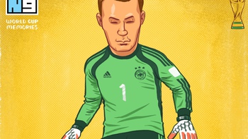 Tượng đài World Cup P.20: Manuel Neuer tái định nghĩa vị trí thủ môn