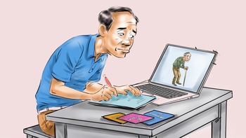 Bản phác thảo khiến người 40 tuổi đứng hình