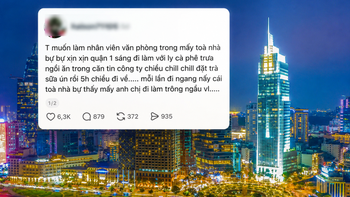 Ước mơ làm 'dân văn phòng quận 1' gây tranh cãi trên Threads