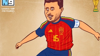 Tượng đài World Cup P.23: Rodri, hào quang không chỉ thuộc về những người ghi bàn