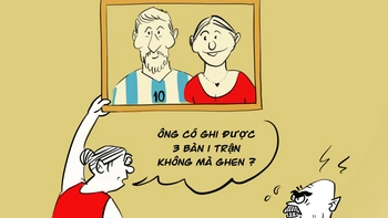 Ông chồng ghen tuông mù quáng với Messi
