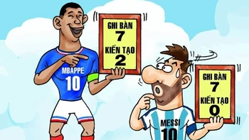 Mbappe vượt Messi trong cuộc đua vua phá lưới