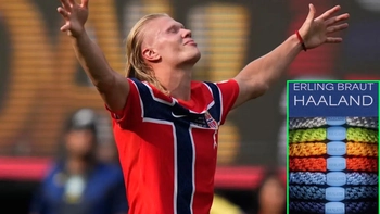 Haaland kiếm bộn tiền nhờ bán dây buộc tóc mùa World Cup