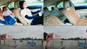 Gặp đường hẹp, thầy giáo bảo bê ô tô qua hai nữ học viên cũng tin