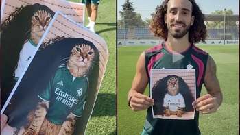Cucurella chọn meme hài hước cho ngày ra mắt Real Madrid