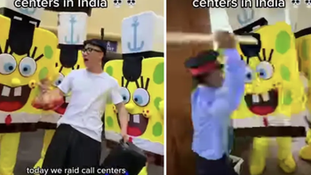 Một YouTuber cùng đội quân SpongeBob 'đột kích' trung tâm lừa đảo