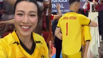 Lê Giang Patrik công khai tình cảm với MC Hoàng Oanh