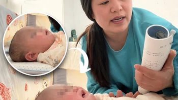 Con khóc mãi không ngủ, mẹ trẻ dùng hàm số bậc 2 để... ru