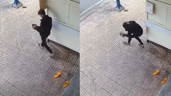 Thanh niên u đầu khi trộm dép