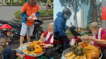 Chiêu bán bánh có 1-0-2 của cụ bà 90 tuổi: 'Lỡ cắt to thì nội cho luôn'