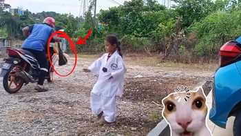 Mẹ giả vờ bị cướp thử lòng con gái mới học võ