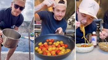 Brooklyn Beckham nấu mì bằng... nước biển