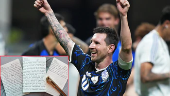 Chuyên gia giám định ‘đọc’ điều Messi che dấu qua nét chữ của bức thư tay