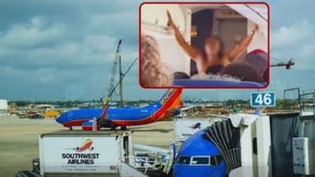 Cởi đồ giữa chuyến bay, nữ hành khách gây náo động khi hạ cánh
