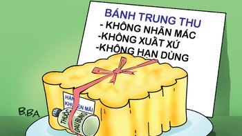 Bánh trung thu 'ba không' bán kèm hàng khuyến mãi