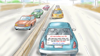 'Công đức vô lượng' của một tài xế trên cao tốc