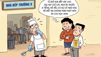 Trường bán trú tuyển nhân viên 'chỉ ăn' theo đúng nghĩa đen