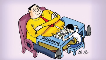 Đừng để khay cơm bán trú chỉ còn vừa đủ để… minh họa
