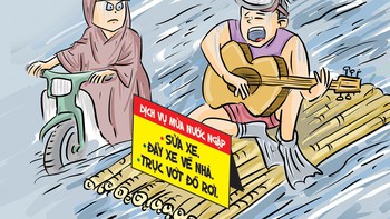 Dịch vụ ăn theo nhờ 'hồi chiều trời mưa'