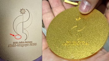 HCV Asiad chưa kịp khoe đã... tróc màu