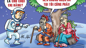 Không thể nhận ra chú Cuội và chị hằng nữa