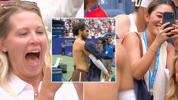 Fan nữ đỏ mặt, phấn khích với hành động của Alcaraz tại US Open