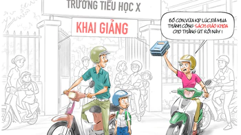 Hậu khai giảng, sách giáo khoa vẫn 'chơi trốn tìm' với phụ huynh