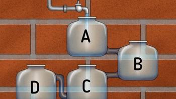 Bình nào sẽ đầy nước trước?