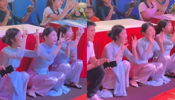 Phía sau một tiết mục văn nghệ thành công mỹ mãn