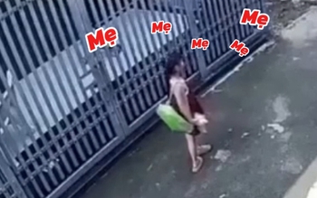 Bé gái ngơ ngác vì bỗng dưng được nghỉ học