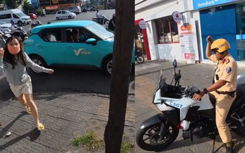 Em bé chào đời trên taxi được CSGT hỗ trợ kịp thời