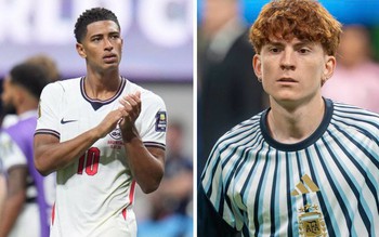 Danh tính nam cầu thủ Argentina 'vô duyên' bị Bellingham tát đầu