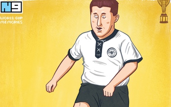 Tượng đài World Cup P.5: Helmut Rahn, người viết nên 'Phép màu Bern'