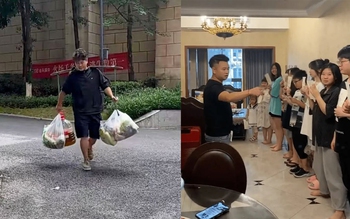 Người cậu mua 'núi' đồ ăn nuôi 16 cháu mỗi dịp nghỉ hè
