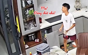 Cách xử lý đáng yêu của con trai khi làm vỡ chai nước mắm khiến ai cũng bật cười