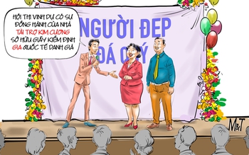 Nhà tài trợ kim cương của cuộc thi 'Người đẹp đá quý'