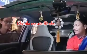 Lỡ hủy chuyến vì sự thay đổi ngoài dự kiến, cô bé rối rít xin lỗi bác tài