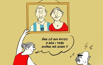 Ông chồng ghen tuông mù quáng với Messi