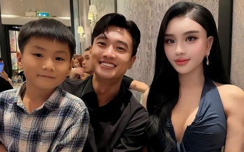 Quốc Trường làm ba nuôi con trai Lâm Khánh Chi, hứa tài trợ suốt đời