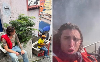 Sao Arsenal đi phượt để quên nỗi đau World Cup