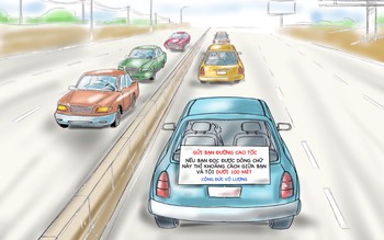 'Công đức vô lượng' của một tài xế trên cao tốc