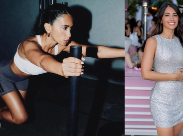 Vợ Lionel Messi khoe vóc dáng ấn tượng trong phòng gym