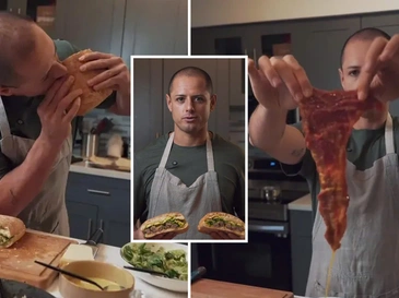 Cựu tiền đạo Man Utd Chicharito gây sốt khi làm TikToker hướng dẫn nấu ăn