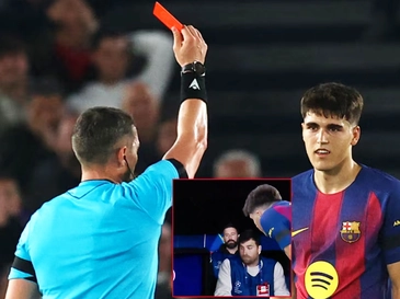 Fan bật cười khi Cubarsi bị màn hình VAR ‘đuổi khéo’ sau thẻ đỏ