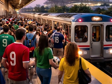 Một thành phố của Mỹ miễn phí tàu điện sau trận đấu cho CĐV World Cup 2026
