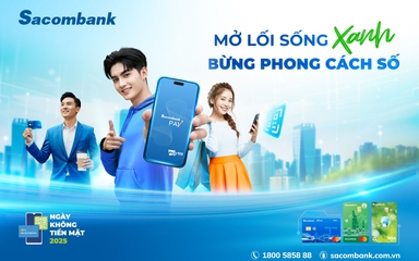 Sacombank đồng hành cùng Ngày không tiền mặt 2025 góp phần thúc đẩy kinh tế số