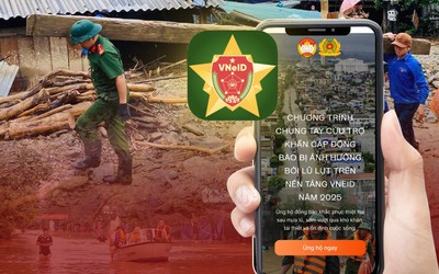 Hướng dẫn người dân ủng hộ đồng bào vùng lũ trên VNeID